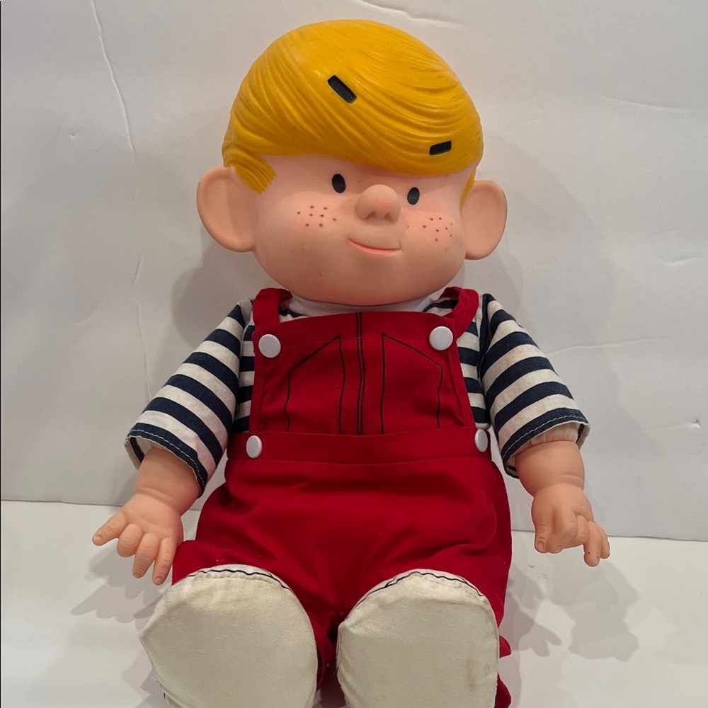 Vintage 1983 Dennis the Menace by Ketcham 13” Vinyl & Soft Body Doll